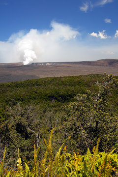 Hawaii Volcanoes Park Vulkanlandschaft