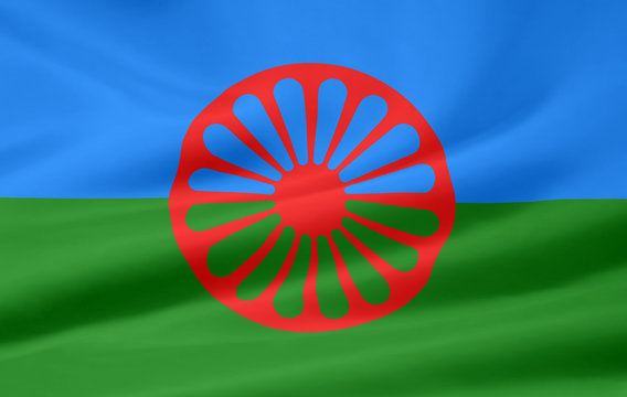 Flagge der Roma