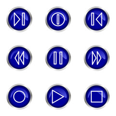 Glossy icon set