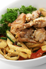 Noodles with Chicken