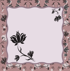 Floral frame