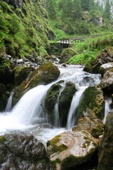 Kleiner Wasserfall Dolomiten 2