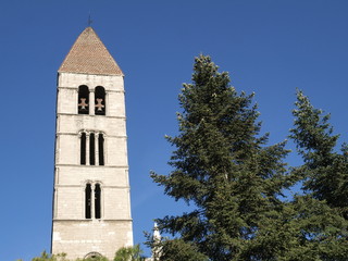 Torre de la iglesia de Sta. Mª de la Antigua en Valladolid