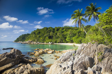 strand auf pulau perhentian, malaysia