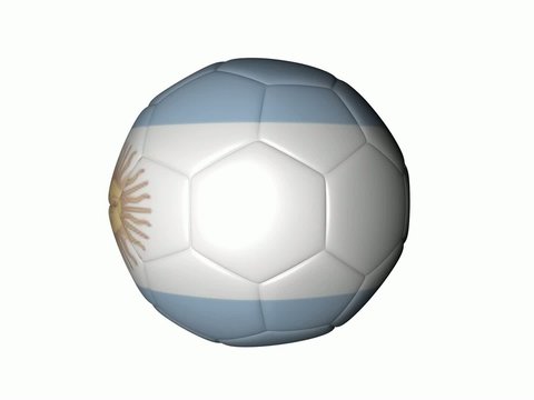 Balón de fútbol Bandera Argentina