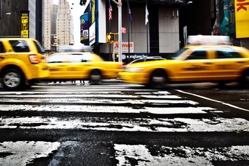 Deurstickers New York taxi TAXI NEW YORK