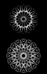 Swirl elements and monograms for design and decorate.