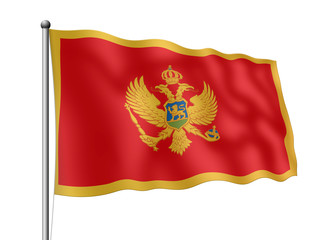 Montenegro-Flagge