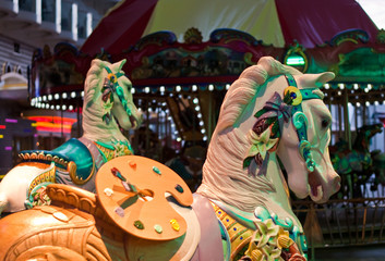 Carousel Horses and Merry-go-Round