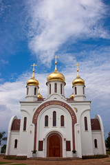 Fototapeta na wymiar rosyjski Kościół w Afryce