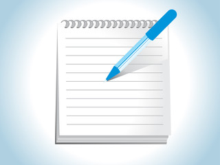 abstract notepad icon