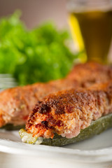 stuffed zucchinis - zucchine ripieni