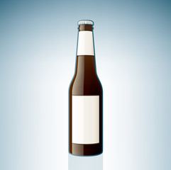 Brown Beer Bottle