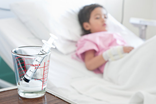 Boy in hospital