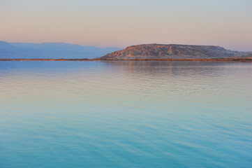 The Dead Sea before dawn