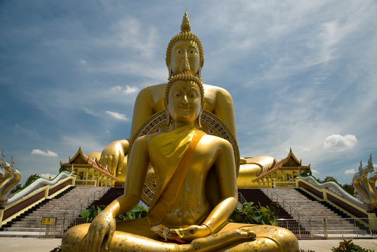 image of buddha,Wat muang,Angthong,Thailand