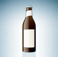 Brown Beer Bottle