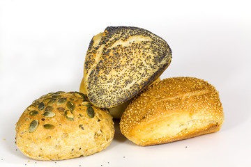 Verschiedene Brötchen