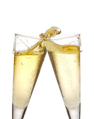 champagne glasses