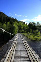 Fototapeta premium Brücke Norwegen