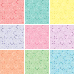 Nine Polka Dot Patterns - 23793365