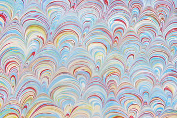 Turkish traditional marbled paper artwork background