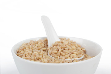 wheat seeds in bowl