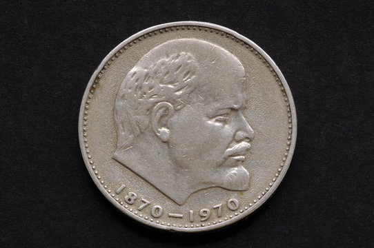 RUSSIA - URSS MONETA DA 1 RUBLO DEL 1970 100&deg; ANNI LENIN