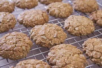 Cookies On A Cooling Rack