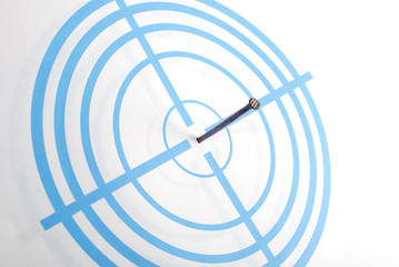 Dark blue target