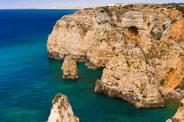 Algarve rock - coast in Portugal