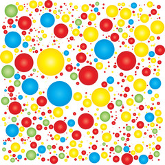 Abstract background made of colorful drops