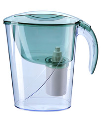 Jug with the water-purifying filter