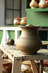 Fototapeta na wymiar Rzemiosła gliny ceramiki
