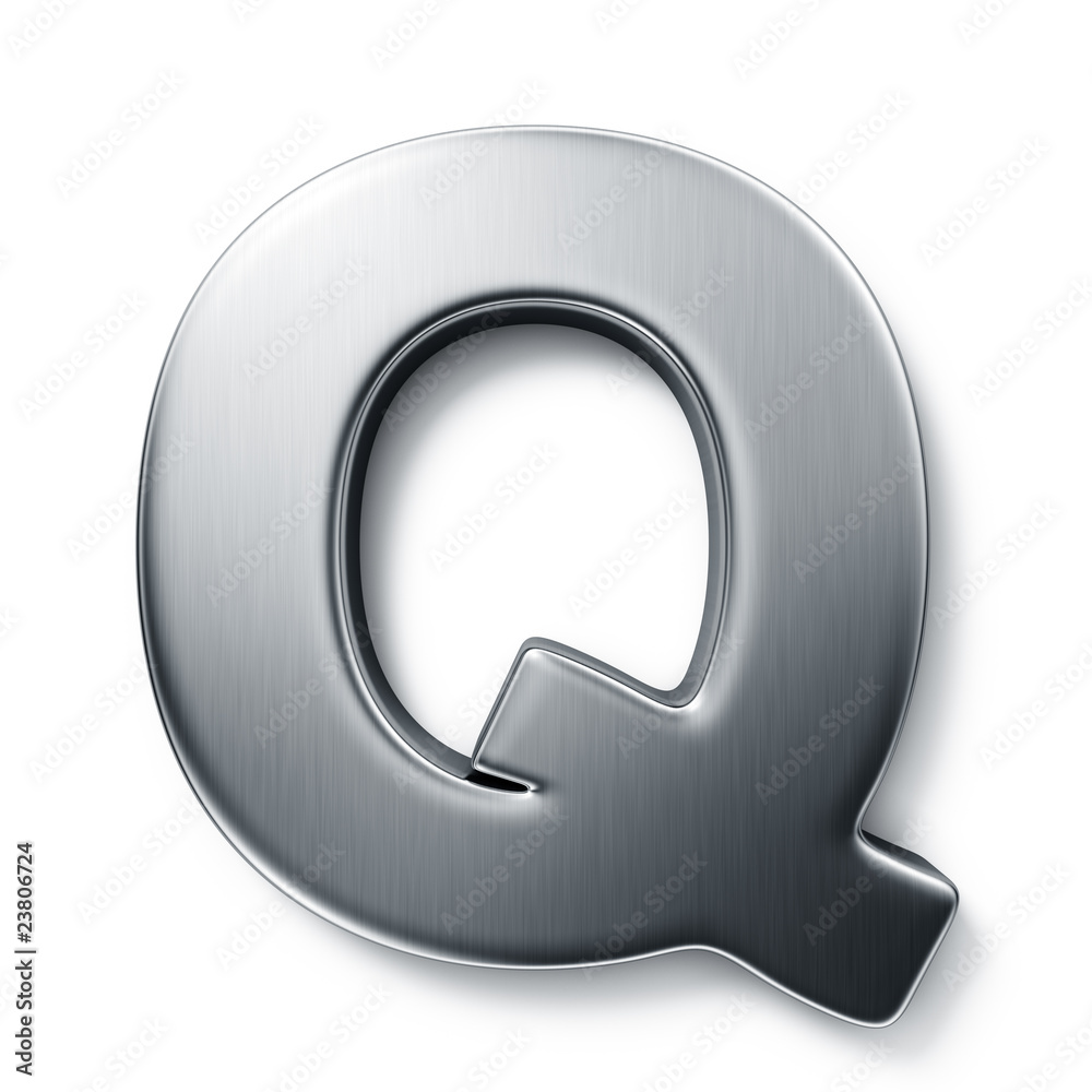 Sticker the letter q