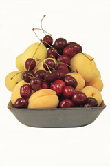 Fruit,cherry and apricot
