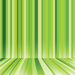 Striped background in green colour