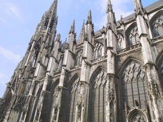 Fototapeta na wymiar Rouen, gdzie Ciudad Norman J. Zarys Arc, Francja.