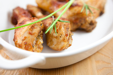 Roast chicken with herbs