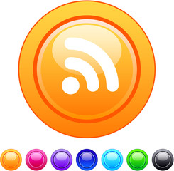 Rss circle button.