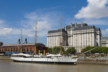 The Sarmiento Frigate and Puerto Madero