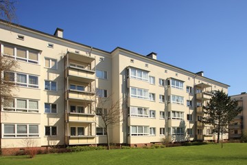 Wohnhaus, Hausfassade, Mietswohnungen, Deutschland - 23827328