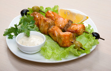 baked  Salmon  with Vegetables