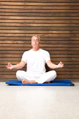 Man meditating