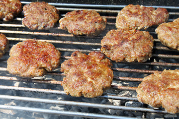 Gegrillte Hamburger