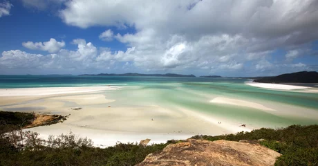 Photo sur Plexiglas Whitehaven Beach, île de Whitsundays, Australie Plage de Whitehaven