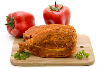 Steaks mit Paprika