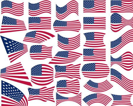American flag Set