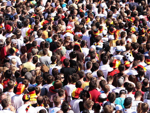 crowd at public viewing