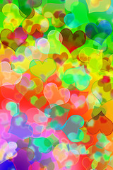 hearts background